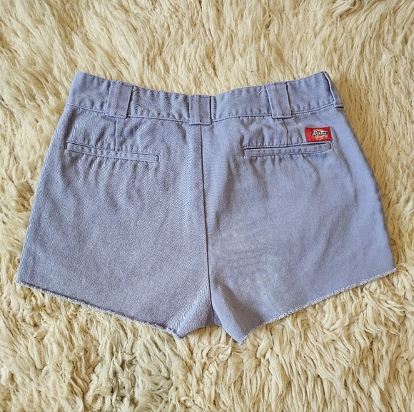 Dickies Women's Light Blue Shorts - Picture 2 of 2